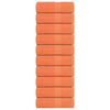 Vidaxl gastendoekjes 10 st 30x50 cm 360 g m² 100% katoen oranje