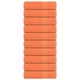 Vidaxl douchedoeken frogn 10 st 70x140 cm 360 g m² oranje