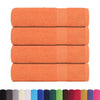 Vidaxl badhanddoeken 4 st 100x150 cm 360 g m² 100% katoen oranje