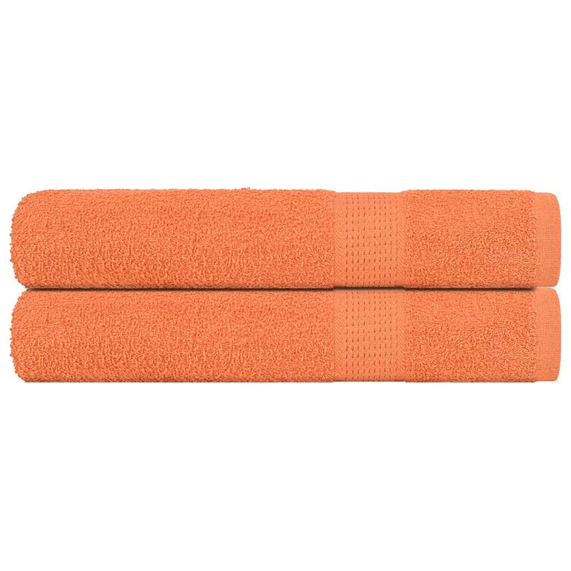 Vidaxl saunahanddoeken frogn 2 st 80x200 cm 360 g m² oranje