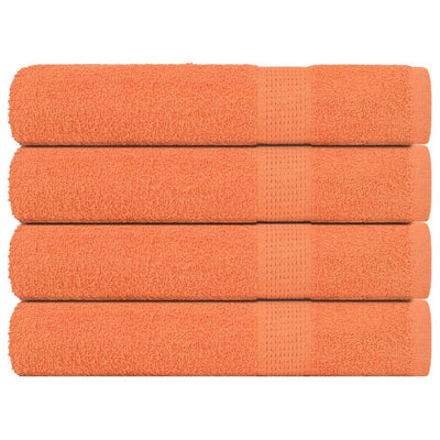 Vidaxl saunahanddoeken frogn 4 st 80x200 cm 360 g m² oranje