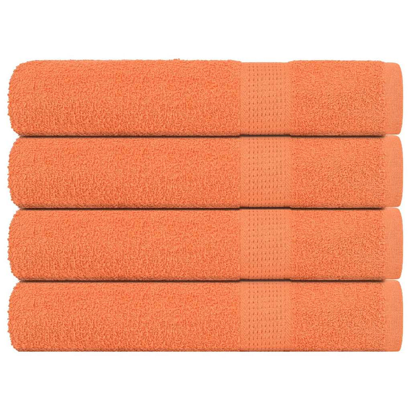 Vidaxl saunahanddoeken frogn 4 st 80x200 cm 360 g m² oranje
