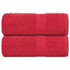 Vidaxl gastendoekjes frogn 2 st 30x50 cm 360 g m² rood