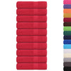 Vidaxl douchehanddoeken frogn 10 st 70x140 cm 360 g m² rood