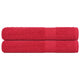 Vidaxl saunahanddoeken frogn 2 st 80x200 cm 360 g m² rood