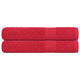 Vidaxl handdoeken frogn 2 st 100x200 cm 360 g m² rood
