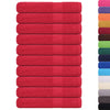 Vidaxl handdoeken frogn 10 st 100x200 cm 360 g m² rood