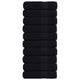 Vidaxl badhanddoeken frogn 10 st 100x150 cm 360 g m² zwart