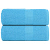 Vidaxl washandjes frogn 2 st 30x30 cm 360 g m² turquoise