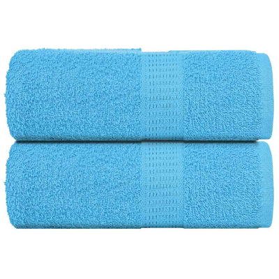 Vidaxl washandjes frogn 2 st 30x30 cm 360 g m² turquoise