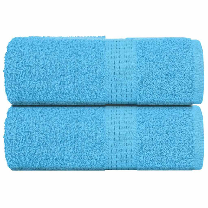 Vidaxl gastendoekjes frogn 2 st 30x50 cm 360 g m² turquoise
