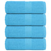 Vidaxl gastendoekjes frogn 4 st 30x50 cm 360 g m² turquoise