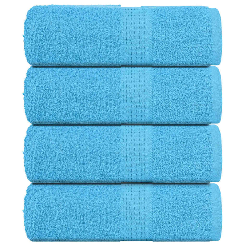 Vidaxl gastendoekjes frogn 4 st 30x50 cm 360 g m² turquoise
