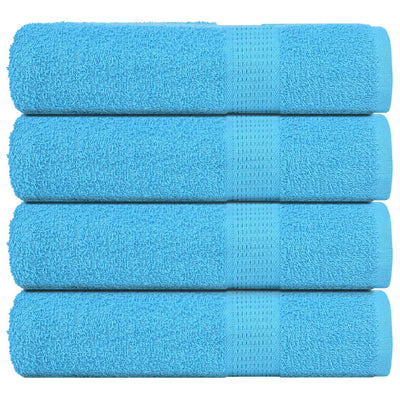 Vidaxl handdoeken frogn 4 st 50x100 cm 360 g m² turquoise