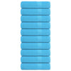 Vidaxl handdoeken frogn 10 st 50x100 cm 360 g m² turquoise
