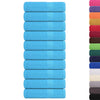 Vidaxl handdoeken frogn 10 st 50x100 cm 360 g m² turquoise