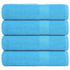 Vidaxl douchehanddoeken frogn 4 st 70x140 cm 360 g m² turquoise