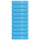 Vidaxl douchehanddoeken frogn 10 st 70x140 cm 360 g m² turquoise