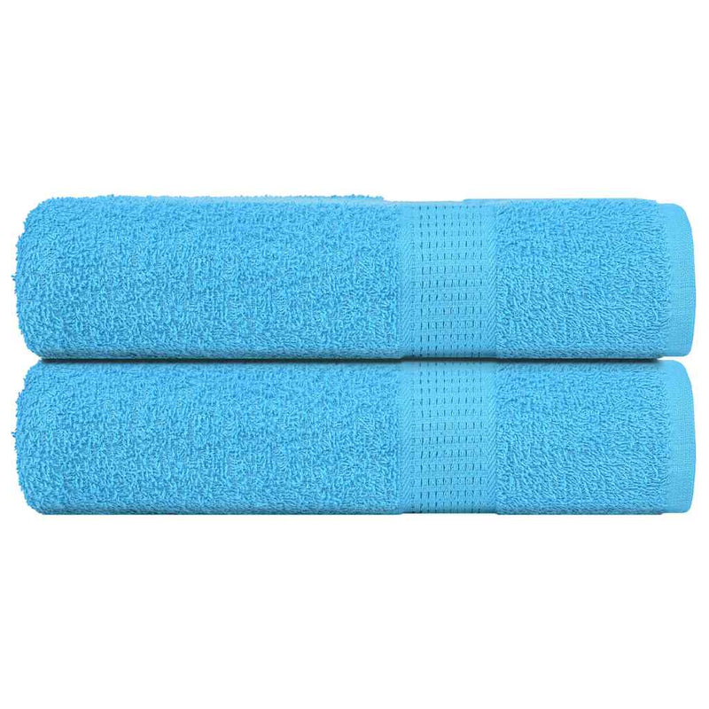 Vidaxl badhanddoeken frogn 2 st 100x150 cm 360 g m² turquoise