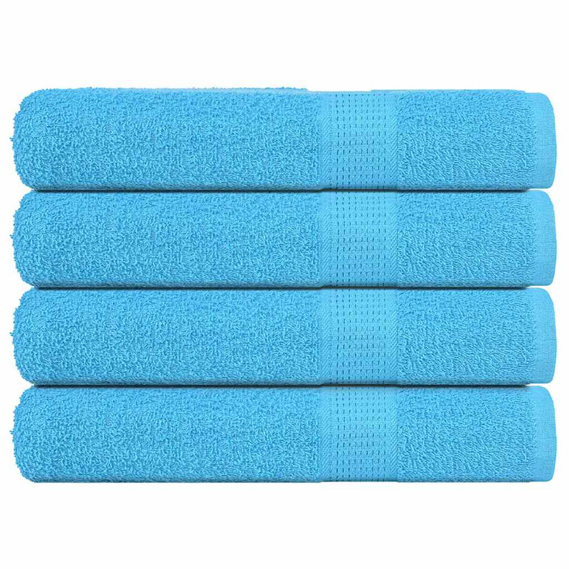 Vidaxl saunahanddoeken 4 st 80x200 cm 360 g m² 100% katoen turquoise