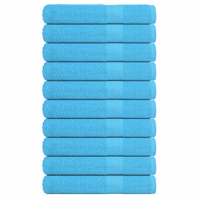 Vidaxl saunahanddoeken frogn 10 st 80x200 cm 360 g m² turquoise