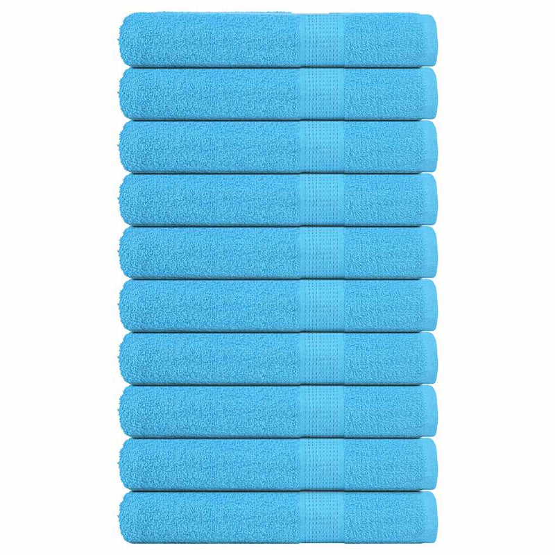 Vidaxl saunahanddoeken frogn 10 st 80x200 cm 360 g m² turquoise