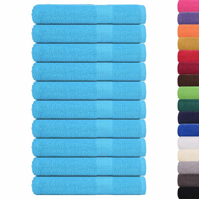 Vidaxl saunahanddoeken frogn 10 st 80x200 cm 360 g m² turquoise