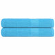 Vidaxl handdoeken frogn 2 st 100x200 cm 360 g m² turquoise