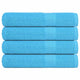 Vidaxl handdoeken frogn 4 st 100x200 cm 360 g m² turquoise