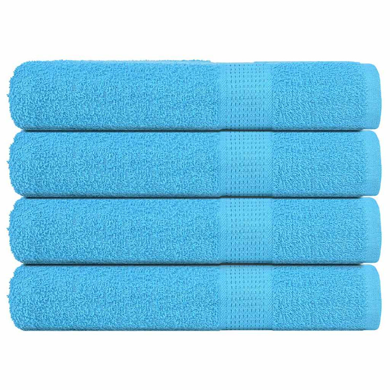 Vidaxl handdoeken frogn 4 st 100x200 cm 360 g m² turquoise