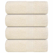 Vidaxl gastendoekjes frogn 4 st 30x50 cm 360 g m² crème - afbeelding 1
