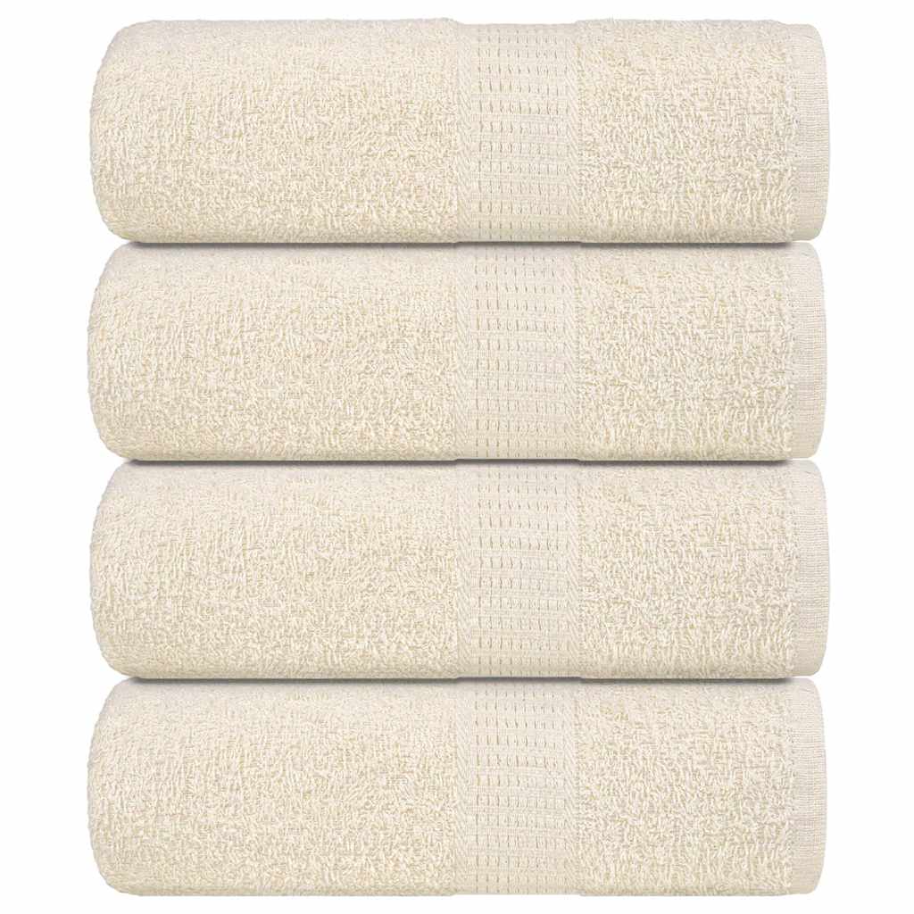 Vidaxl gastendoekjes frogn 4 st 30x50 cm 360 g m² crème