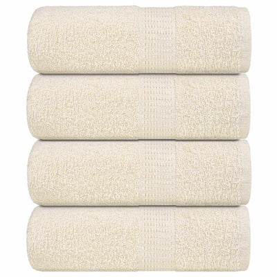 Vidaxl gastendoekjes frogn 4 st 30x50 cm 360 g m² crème