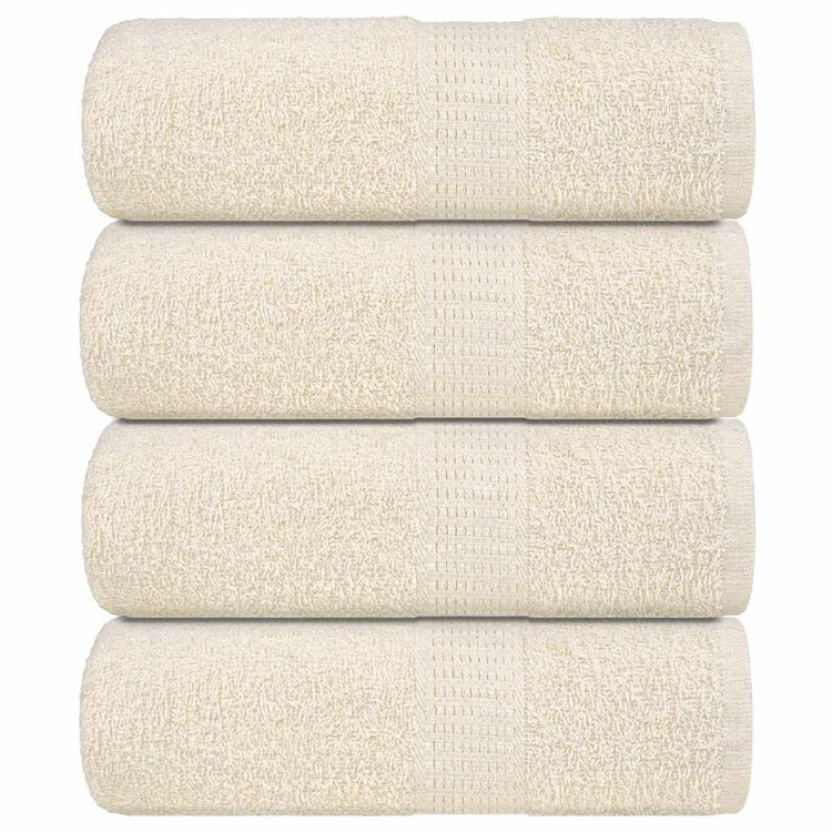 Vidaxl gastendoekjes frogn 4 st 30x50 cm 360 g m² crème