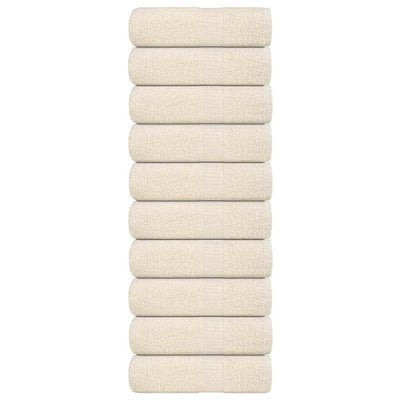 Vidaxl gastendoekjes frogn 10 st 30x50 cm 360 g m² crème