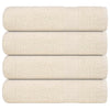 Vidaxl handdoeken frogn 4 st 50x100 cm 360 g m² crème