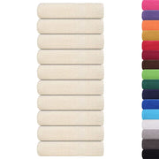 Vidaxl handdoeken frogn 10 st 50x100 cm 360 g m² crème - afbeelding 2