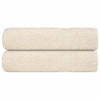 Vidaxl badhanddoeken frogn 2 st 100x150 cm 360 g m² crème