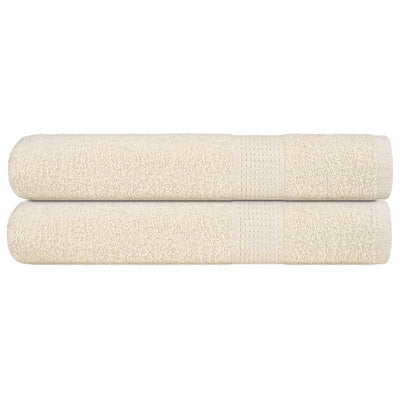 Vidaxl saunahanddoeken frogn 2 st 80x200 cm 360 g m² crème