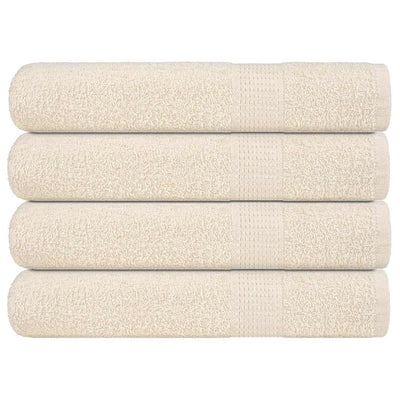 Vidaxl saunahanddoeken frogn 4 st 80x200 cm 360 g m² crème
