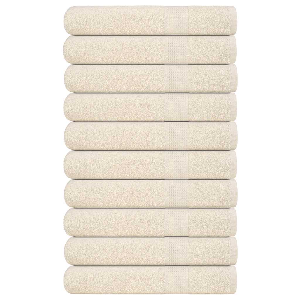 Vidaxl saunahanddoeken frogn 10 st 80x200 cm 360 g m² crème