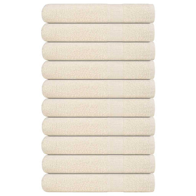 Vidaxl saunahanddoeken frogn 10 st 80x200 cm 360 g m² crème