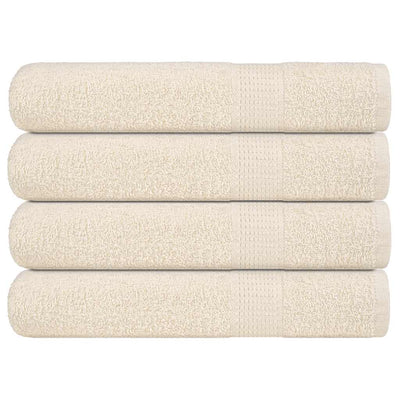 Vidaxl handdoeken frogn 4 st 100x200 cm 360 g m² crème