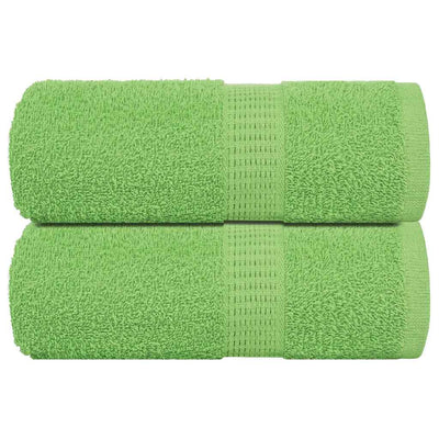 Vidaxl washandjes frogn 2 st 30x30 cm 360 g m² appelgroen