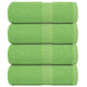 Vidaxl washandjes frogn 4 st 30x30 cm 360 g m² appelgroen