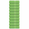 Vidaxl washandjes frogn 10 st 30x30 cm 360 g m² appelgroen