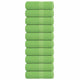 Vidaxl washandjes frogn 10 st 30x30 cm 360 g m² appelgroen