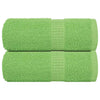 Vidaxl gastendoekjes frogn 2 st 30x50 cm 360 g m² appelgroen