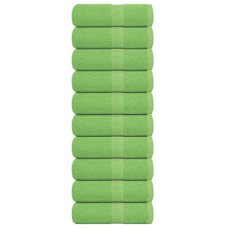 Vidaxl gastendoekjes frogn 10 st 30x50 cm 360 g m² appelgroen