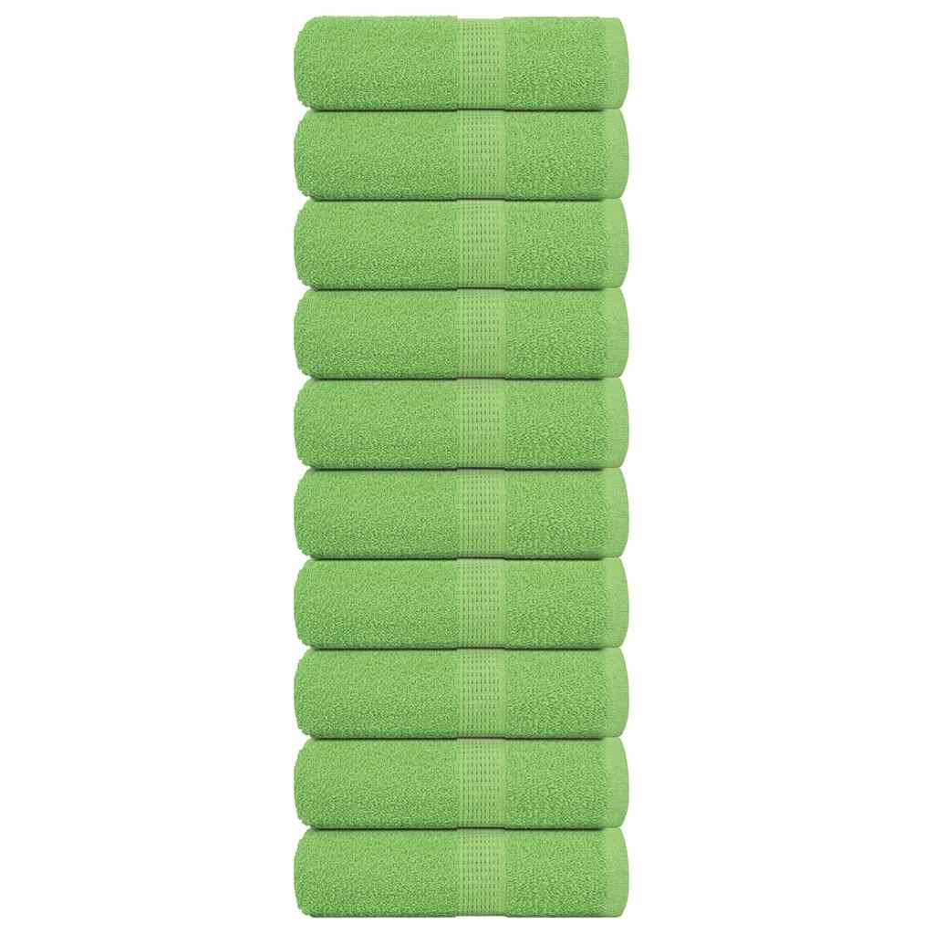 Vidaxl gastendoekjes frogn 10 st 30x50 cm 360 g m² appelgroen